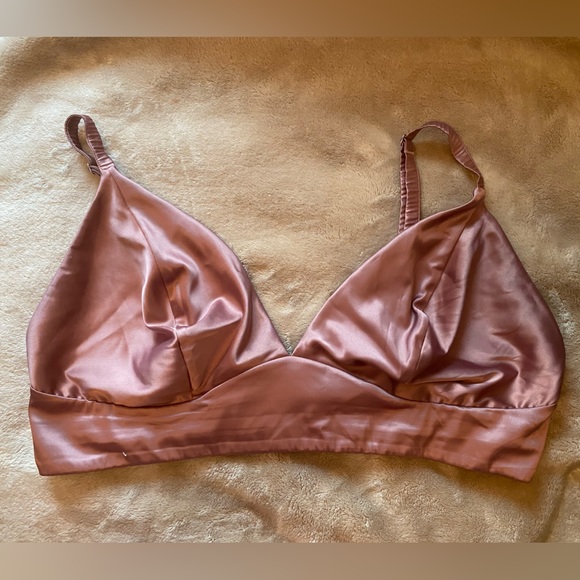 Parade Longline Bralette Glow Satin - pink champagne - Picture 2 of 6